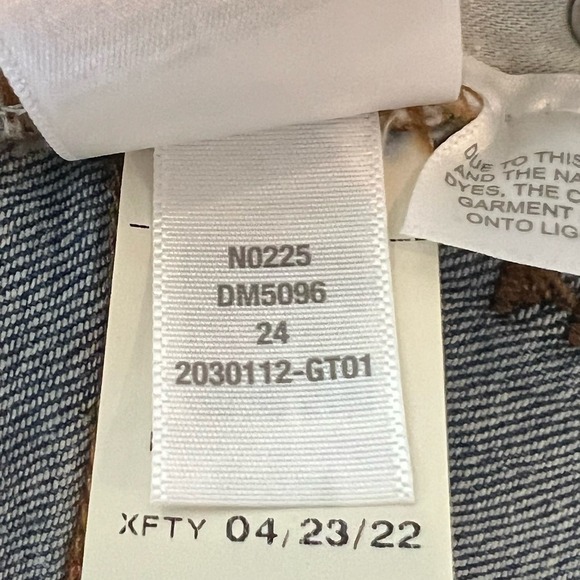 MADEWELL THE PERFECT VINTAGE CROP JEANS IN CLYMER WASH NWT WOMEN'S SIZE 24 - Picture 13 of 16